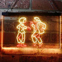 ADVPRO Dance Cha Cha Music Room Decoration Dual Color LED Neon Sign st6-i3165 - Red & Yellow