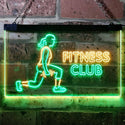 ADVPRO Fitness Club Open Welcome Dual Color LED Neon Sign st6-i3168 - Green & Yellow
