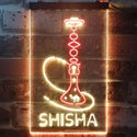 ADVPRO Hookah Shisha Shop Home Room Man Cave Decor  Dual Color LED Neon Sign st6-i3208 - Red & Yellow
