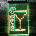 ADVPRO Cocktails Open  Dual Color LED Neon Sign st6-i3652 - Green & Yellow