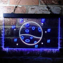 ADVPRO Mars Planet Galaxy Space Kid Room Dual Color LED Neon Sign st6-i3702 - White & Blue