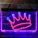 ADVPRO Crown Princess Bedroom Girl Kid Room Display Dual Color LED Neon Sign st6-i3755 - Blue & Red