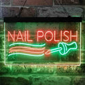 ADVPRO Nail Polish Dual Color LED Neon Sign st6-i3805 - Green & Red