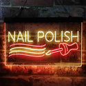 ADVPRO Nail Polish Dual Color LED Neon Sign st6-i3805 - Red & Yellow