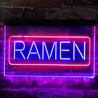 ADVPRO Ramen Noodles Dual Color LED Neon Sign st6-i3830 - Red & Blue