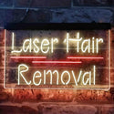 ADVPRO Laser Hair Removal Dual Color LED Neon Sign st6-i3833 - Red & Yellow