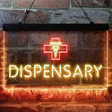 ADVPRO Dispensary Cross Shop Dual Color LED Neon Sign st6-i3846 - Red & Yellow