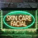 ADVPRO Skin Care Facial Dual Color LED Neon Sign st6-i3859 - Green & Yellow