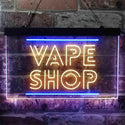 ADVPRO Vape Shop Dual Color LED Neon Sign st6-i3882 - Blue & Yellow