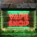 ADVPRO Vape Shop Dual Color LED Neon Sign st6-i3882 - Green & Red