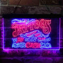 ADVPRO Tattoo Expert 18+ Cash Only Dual Color LED Neon Sign st6-i3883 - Red & Blue