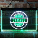 ADVPRO Big Daddy Garage Open 24/7 Dual Color LED Neon Sign st6-i3983 - White & Green