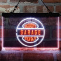 ADVPRO Big Daddy Garage Open 24/7 Dual Color LED Neon Sign st6-i3983 - White & Orange