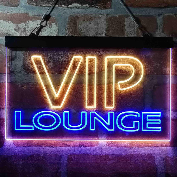ADVPRO VIP Lounge Display Dual Color LED Neon Sign st6-i3996 - Blue & Yellow