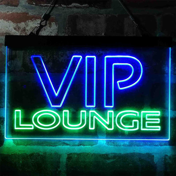 ADVPRO VIP Lounge Display Dual Color LED Neon Sign st6-i3996 - Green & Blue