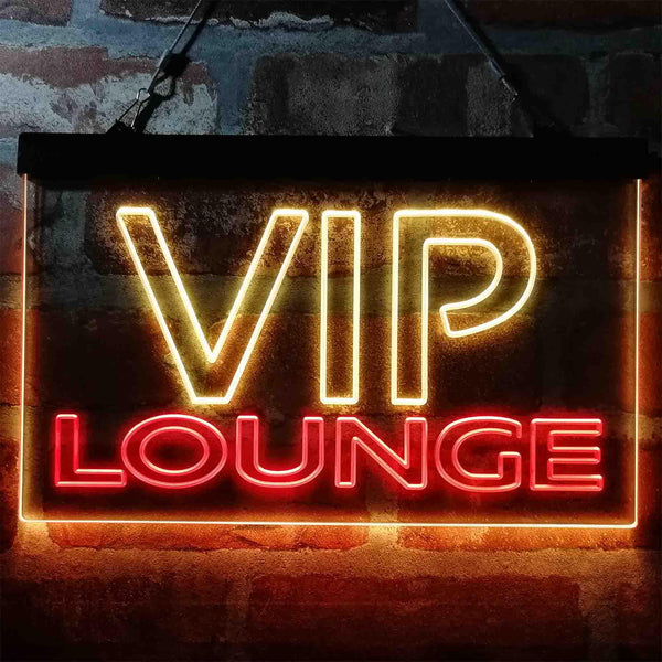 ADVPRO VIP Lounge Display Dual Color LED Neon Sign st6-i3996 - Red & Yellow