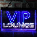 ADVPRO VIP Lounge Display Dual Color LED Neon Sign st6-i3996 - White & Blue