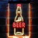 ADVPRO Cold Beer Bottle  Dual Color LED Neon Sign st6-i4040 - Red & Yellow
