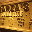 ADVPRO Name Personalized Social Club Hang Out Bar Wood Engraved Wooden Sign wpa0139-tm - Details 1