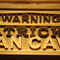 ADVPRO Name Personalized Man CAVE Warning Wood Engraved Wooden Sign wpa0182-tm - Details 2