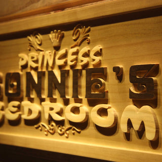 ADVPRO Name Personalized Princess Bedroom Girl Room Wood Engraved Wooden Sign wpa0197-tm - Details 3