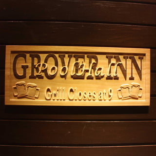 ADVPRO Name Personalized Pool Hall Wood Engraved Wooden Sign wpa0207-tm - 18.25