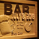 ADVPRO Name Personalized BAR with EST. Date Wood Engraved Wooden Sign wpa0213-tm - Details 2