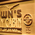 ADVPRO Name Personalized Hunting Cabin Man Cave Wood Engraved Wooden Sign wpa0220-tm - Details 2