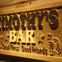 ADVPRO Name Personalized BAR Stars Good Times Good Friends Wood Engraved Wooden Sign wpa0236-tm - Details 3