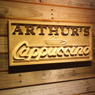 ADVPRO Name Personalized Cappuccino Coffee Shop Kitchen Gifts Wood Engraved Wooden Sign wpa0276-tm - 23