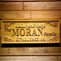 ADVPRO Family Members Name Last Name Personalized Housewarming Newborn Baby Gifts Wood Engraved Wooden Sign wpa0339-tm - 18.25