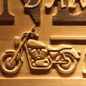 ADVPRO Motorcycle Gifts Family Name First Names Personalized with Established Date Wedding Gift Wood Engraved Wooden Sign wpa0374-tm - Details 2