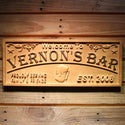 ADVPRO Name Personalized Home Bar Wood Engraved Wooden Sign wpa0389-tm - 18.25