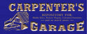ADVPRO Name Personalized Garage Car Repair Man Cave Den Beer Bar Decoration 3D Engraved Wooden Sign wpc0061-tm - Blue