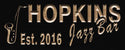 ADVPRO Name Personalized Saxophone Jazz Bar with Established Year Wood Engraved Wooden Sign wpc0157-tm - Black