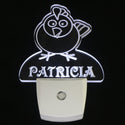 ADVPRO Chicken Personalized Night Light Baby Kids Name Day/Night Sensor LED Sign ws1007-tm - White